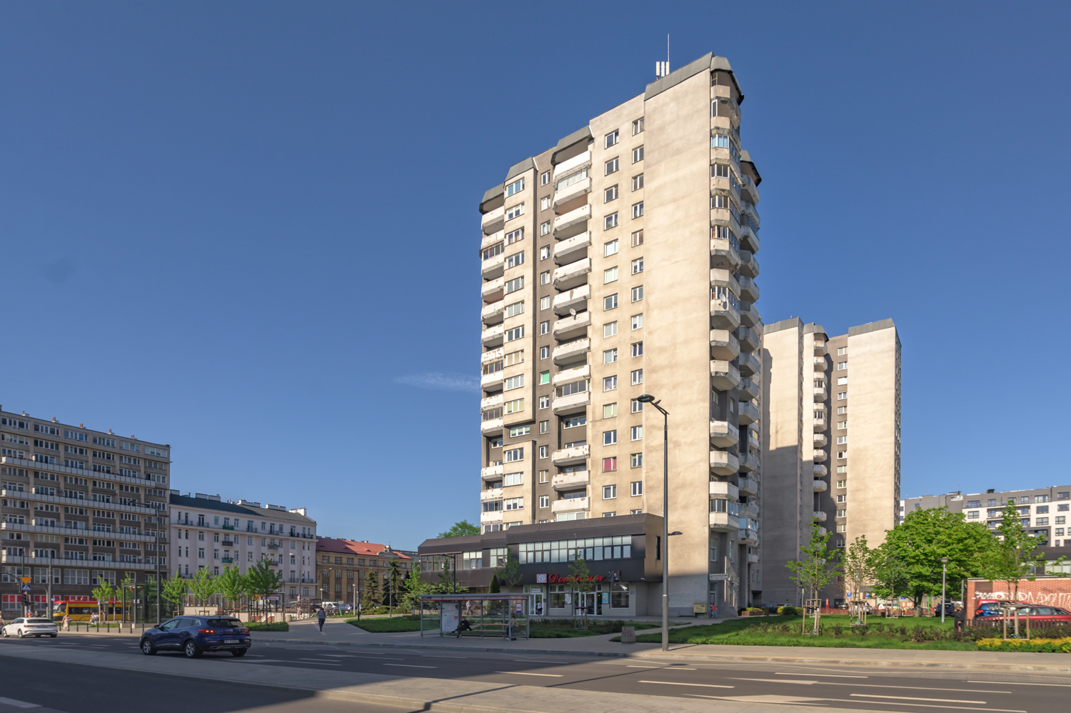 Zdjęcie architektury budynku Budynek mieszkalno-usługowy